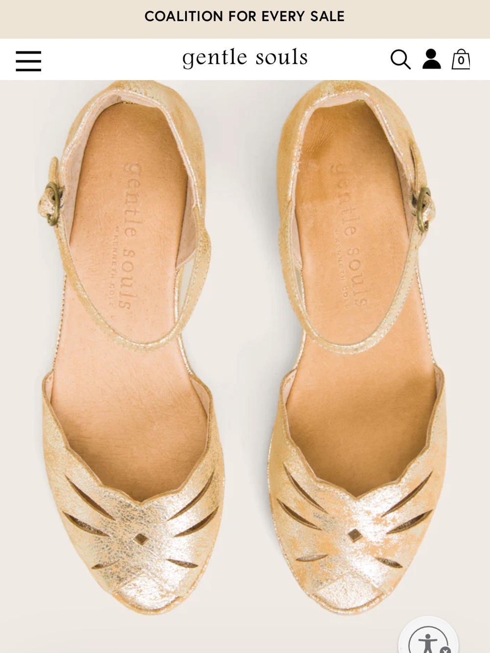 Gentle Souls Kenneth Cole Lily Moon ankle strap leather sandals retail $179 - Picture 12 of 12